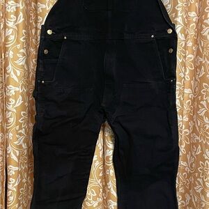 Carhartt Vintage 90s Black Bib Overalls 42x32 NWOT